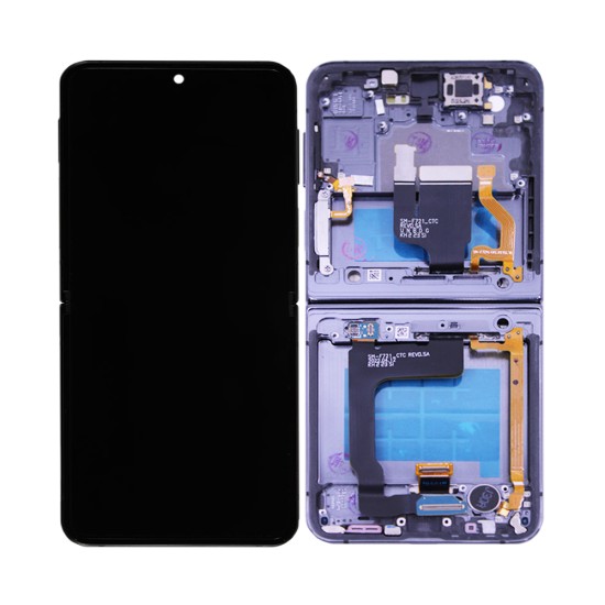 Touch+Display+Frame Samsung Galaxy Galaxy Z Flip 4 5G 2022/F721 Service Pack Black